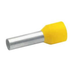 Solar Adereindhuls geïsoleerd 6mm² geel - per 100 stuks
