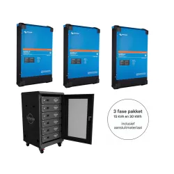 3 fase pakket 15Kva - 30kwh Victron MultiPlus-II 5000VA