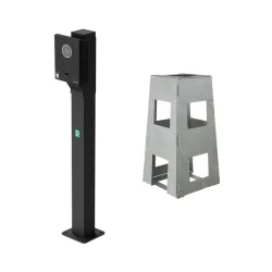 Onepole | Montagepaal | Voor 1x Zaptec Go & Go2